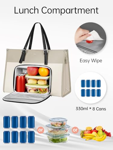 Save 30% on MATEIN 15.6" Laptop Bag with Leak-Proof Lunch Compartment - Image 4