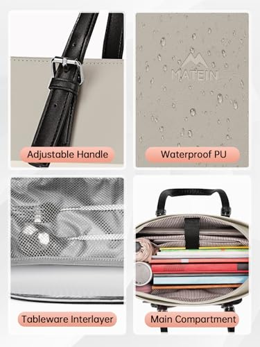 Save 30% on MATEIN 15.6" Laptop Bag with Leak-Proof Lunch Compartment - Image 7