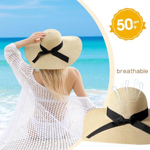 50% Off Women's Wide Brim Sun Hat with UPF 50+ Protection - Image 2