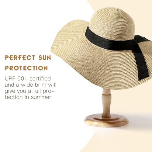 50% Off Women's Wide Brim Sun Hat with UPF 50+ Protection - Image 3