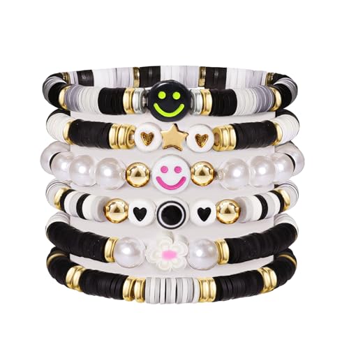 50% Off Surfer Heishi Friendship Bracelets Set - Image 1