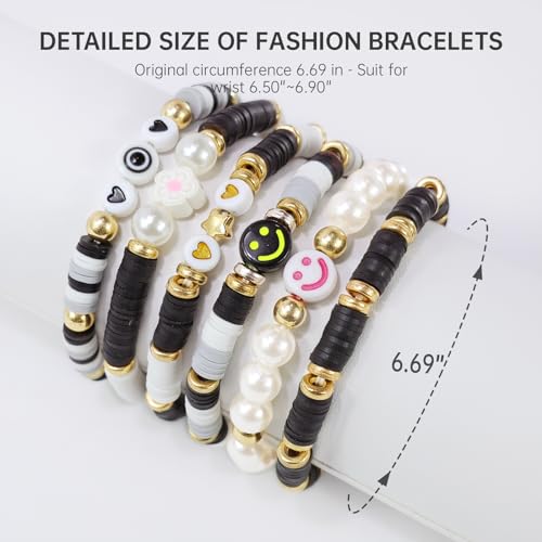 50% Off Surfer Heishi Friendship Bracelets Set - Image 4
