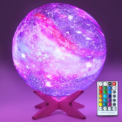60% Off 3D Moon Lamp Night Light for Kids with Remote - Image 1