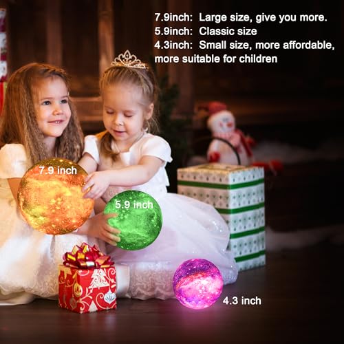 60% Off 3D Moon Lamp Night Light for Kids with Remote - Image 6