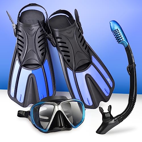 50% Off EXP VISION Snorkel Set with Anti-Fog Mask & Fins - Image 1