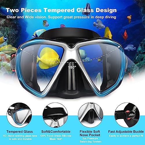 50% Off EXP VISION Snorkel Set with Anti-Fog Mask & Fins - Image 2