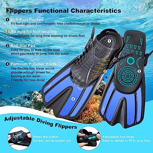 50% Off EXP VISION Snorkel Set with Anti-Fog Mask & Fins - Image 4