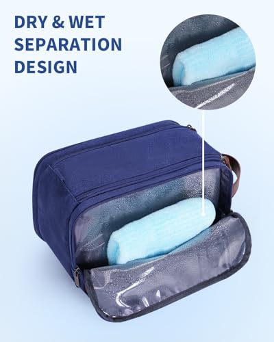 50% Off WANDF Water-Resistant Travel Toiletry Bag for Men - Image 2