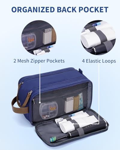 50% Off WANDF Water-Resistant Travel Toiletry Bag for Men - Image 6