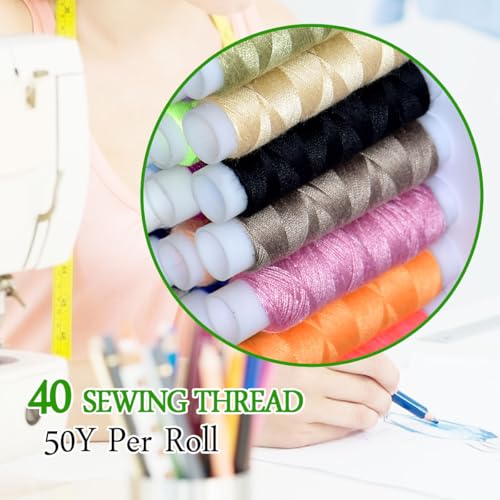 50% Off 40-Spool Sewing Thread Kit with Portable Toolbox - Image 4
