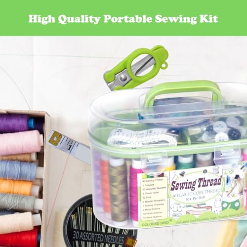 50% Off 40-Spool Sewing Thread Kit with Portable Toolbox - Image 5