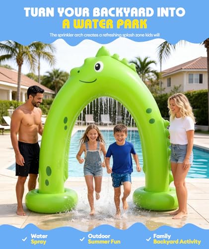 Save 22% on Octaplay Inflatable Kids Sprinkler for Summer Fun - Image 2