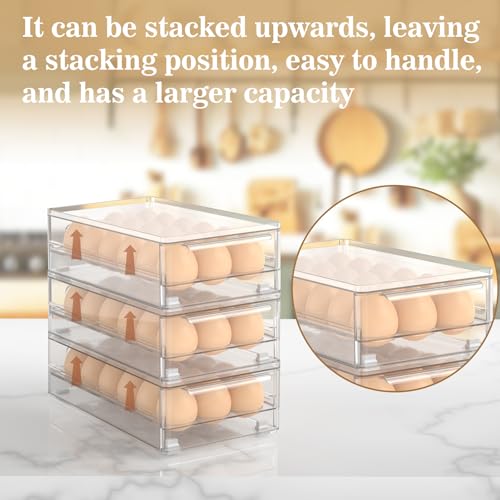 Save 50% on Transparent Acrylic Egg Storage Box for Fridge - Image 5