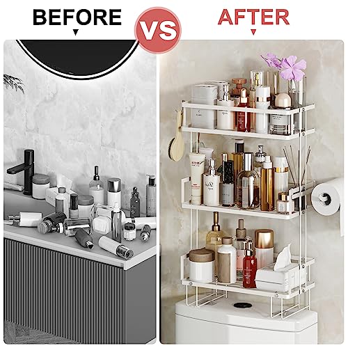 Save 28% on Godboat No-Drill Over-The-Toilet Storage Shelf - Image 4