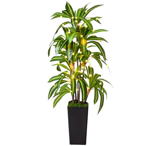 Save 30% on a 5FT Artificial Dracaena Tree with Planter