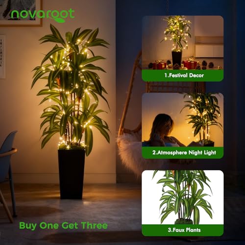 Save 30% on a 5FT Artificial Dracaena Tree with Planter - Image 3
