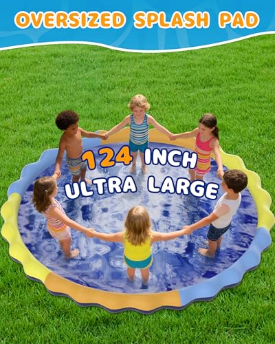 Save 50% on Instraella 124in Splash Pad for Kids & Dogs - Image 2