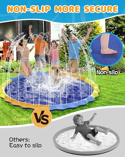 Save 50% on Instraella 124in Splash Pad for Kids & Dogs - Image 4