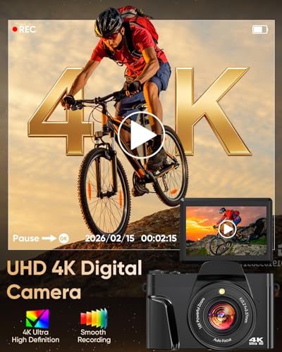 Save 33% on FACLAM 4K WiFi Digital Camera for Vlogging - Image 3
