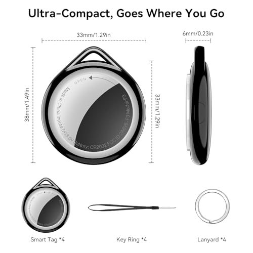 Save 39% on 4-Pack Apple MFi Certified Air Tag Trackers - Image 2