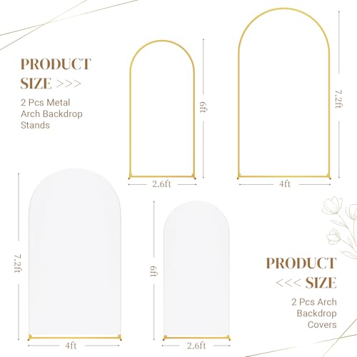 Save 33% on Toolterritary Metal Arch Backdrop Stand & Cover Set - Image 2