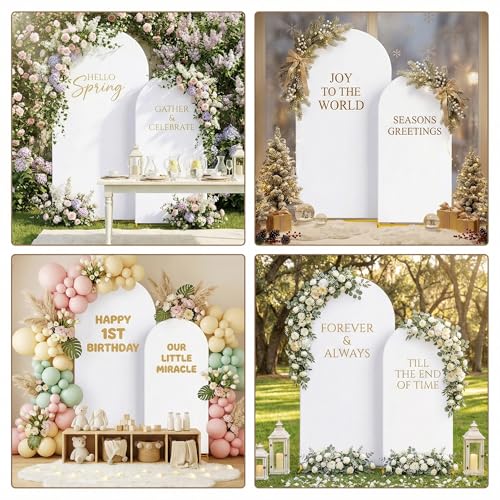 Save 33% on Toolterritary Metal Arch Backdrop Stand & Cover Set - Image 4