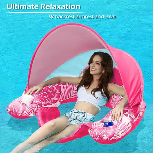 Save 33% on Jasonwell Inflatable Pool Float with Canopy - Image 2
