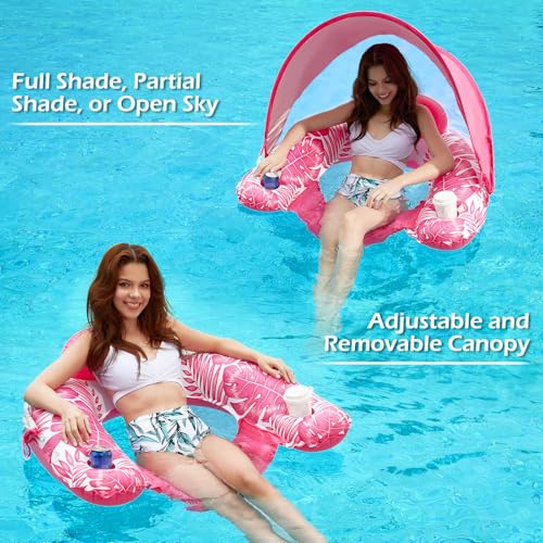 Save 33% on Jasonwell Inflatable Pool Float with Canopy - Image 4