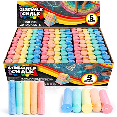 Save 29% on JOYIN 150-Piece Sidewalk Chalk Set for Kids