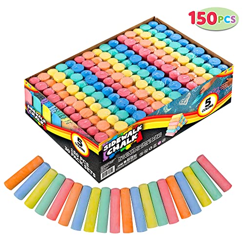 Save 29% on JOYIN 150-Piece Sidewalk Chalk Set for Kids - Image 2
