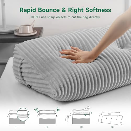 44% Off Z-hom Wedge Pillow Headboard for Bed Reading - Image 3