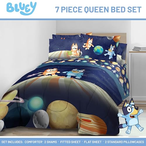36% Off Bluey Kids' Bedding Set - 7-Piece Queen Comforter - Image 2
