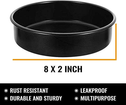 Save 35% on HIWARE 8-Inch Nonstick Cake Pan Set - Image 2