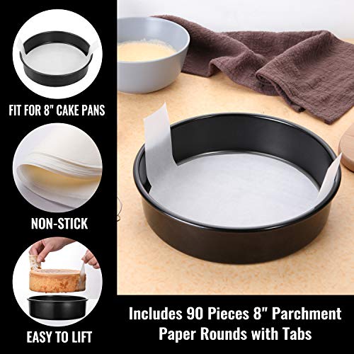 Save 35% on HIWARE 8-Inch Nonstick Cake Pan Set - Image 3