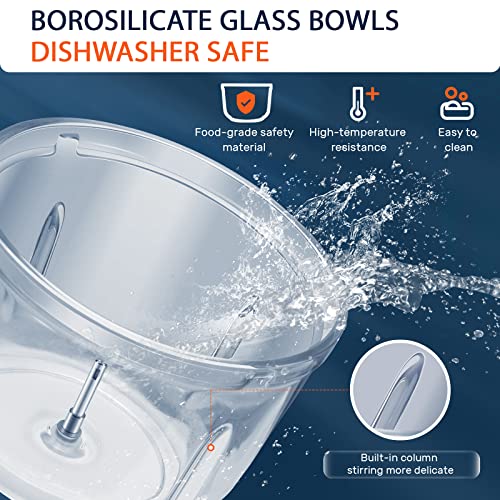 Save 22% on Bear 400W Food Processor with 2 Glass Bowls - Image 5