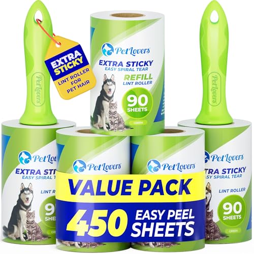 43% Off PetLovers Extra Sticky Lint Roller Mega Value Set - Image 1