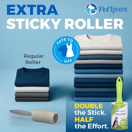 43% Off PetLovers Extra Sticky Lint Roller Mega Value Set - Image 3