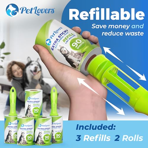 43% Off PetLovers Extra Sticky Lint Roller Mega Value Set - Image 6