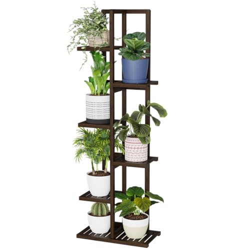Save 50% on Tall Bamboo Plant Stand for Indoor & Outdoor Use