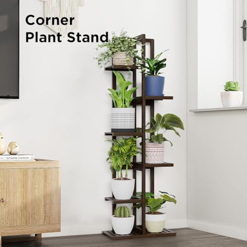 Save 50% on Tall Bamboo Plant Stand for Indoor & Outdoor Use - Image 4
