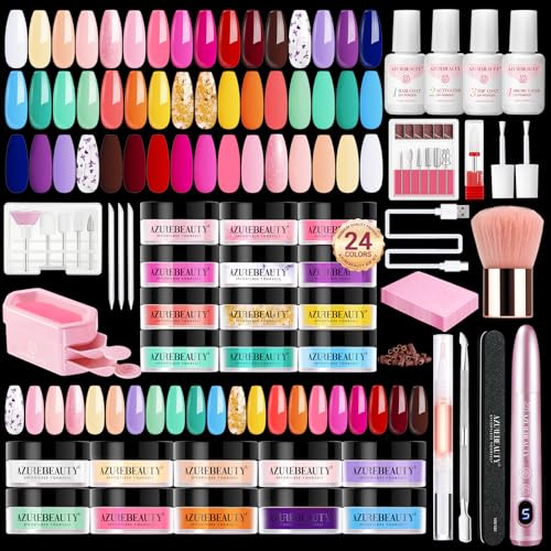 Save 30% on AZUREBEAUTY Dip Powder Nail Kit with Drill