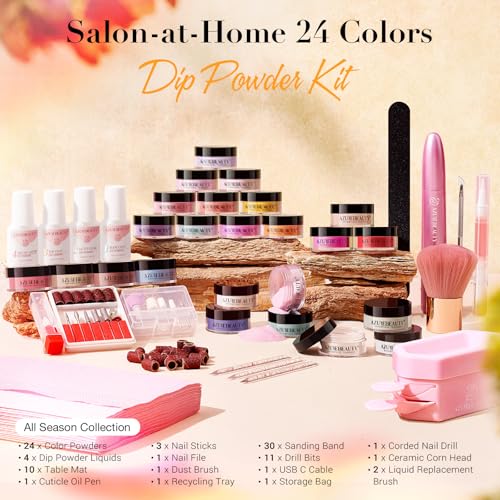 Save 30% on AZUREBEAUTY Dip Powder Nail Kit with Drill - Image 7
