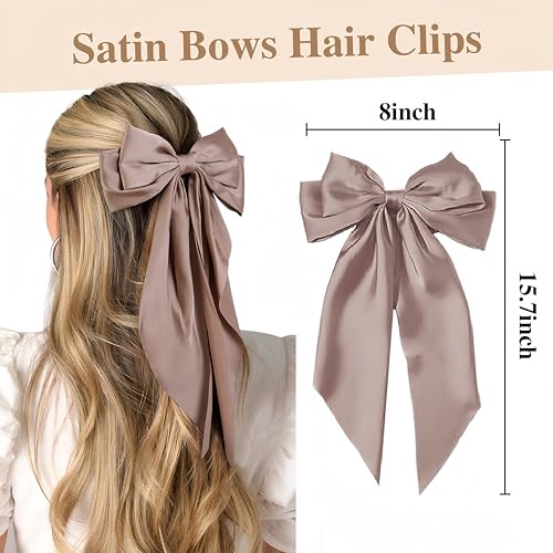 Save 29% on 8-Pack Vintage Hair Ribbon Clips for Women & Girls - Image 2