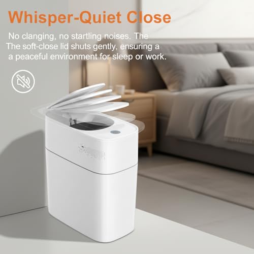 Save 36% on MUEE Motion Sensor Trash Can with Auto-Adsorption - Image 5