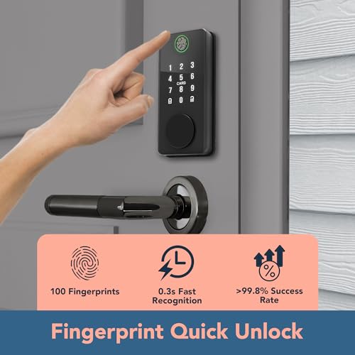 50% Off VEGATON Keyless Entry Smart Door Lock with Fingerprint - Image 4