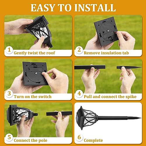 Save 25% on GIGALUMI 6-Pack Solar Garden Lights - Image 4