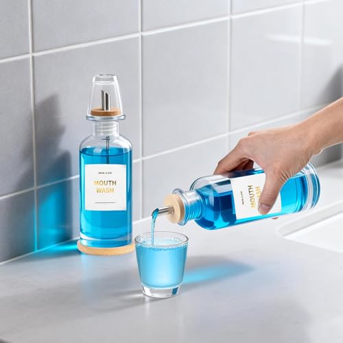 Save 50% on Botanikind Glass Mouthwash Dispenser Set - Image 4