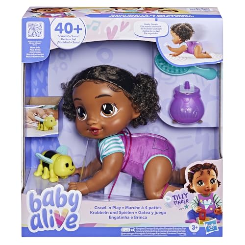 Save 43% on Baby Alive Crawling Doll Tilly Tinker - Image 1