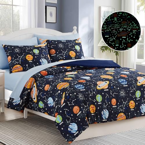 25% Off Wink Deer Glow-in-the-Dark Kids Twin Bedding Set - Image 4