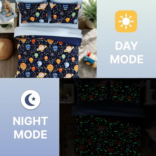 25% Off Wink Deer Glow-in-the-Dark Kids Twin Bedding Set - Image 5